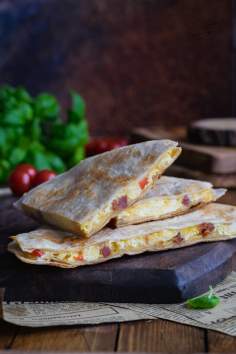 Quesadilla z jajecznicą