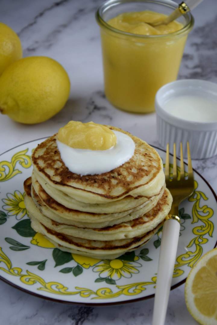 Cytrynowe pancakesy z ricottą