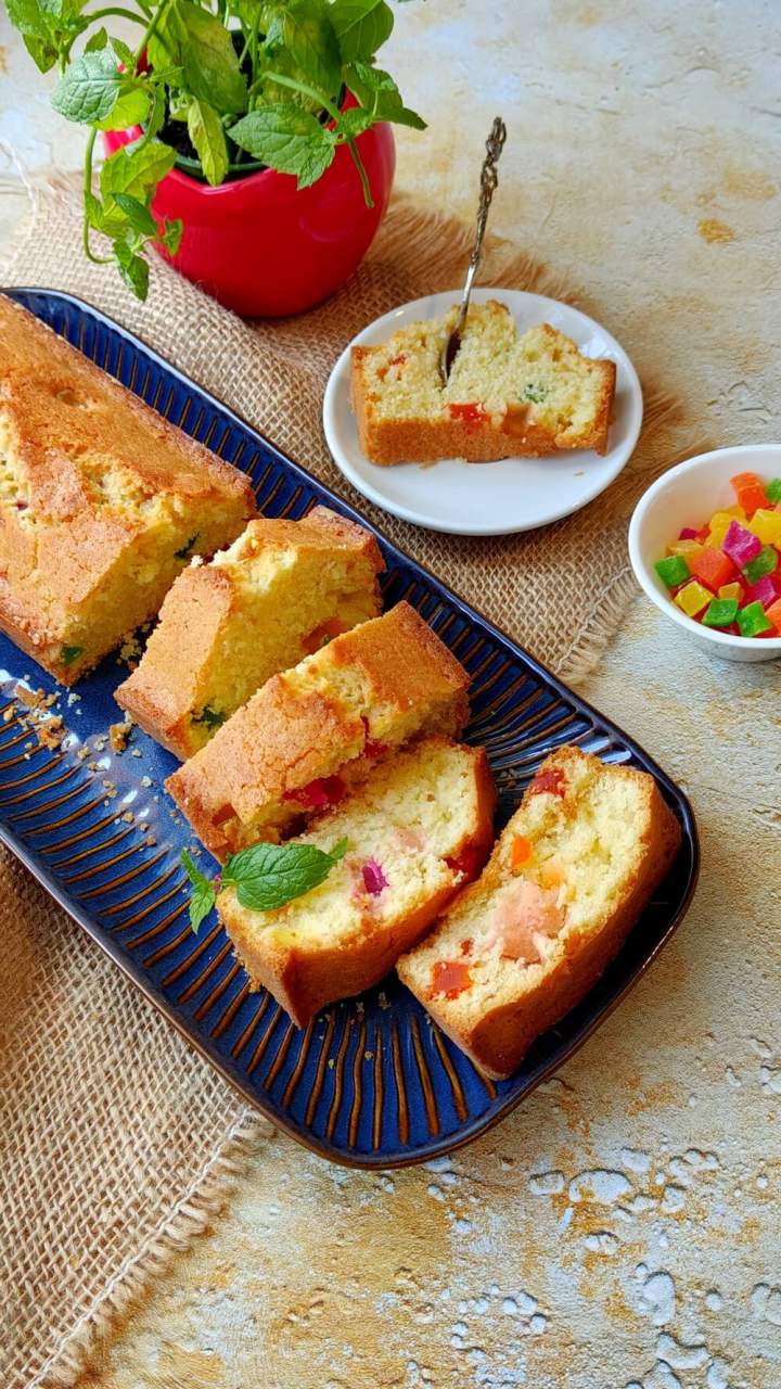 Szybkie ciasto z kandyzowaną papają