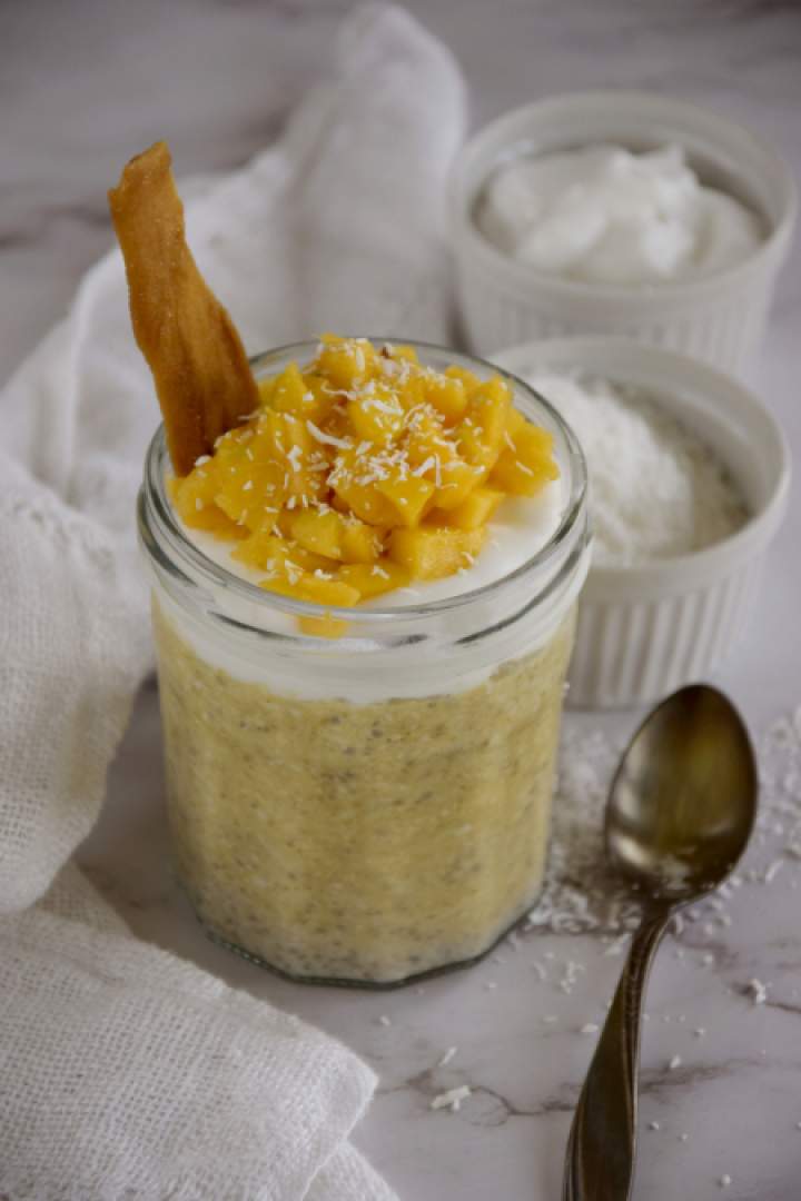 Owsianka mango-kokos