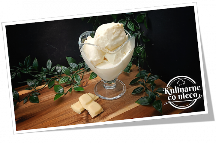 Gelato z Białą Czekoladą (Ninja Creami)