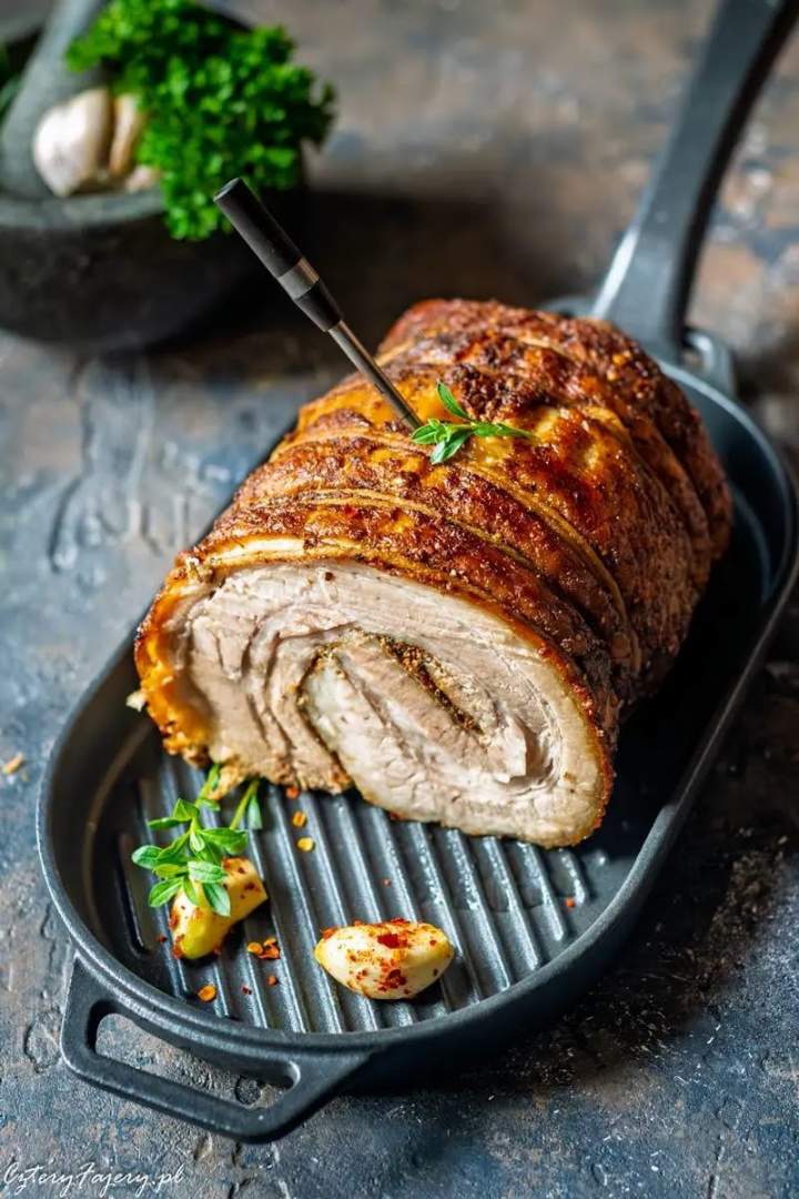 Boczek pieczony w piekarniku