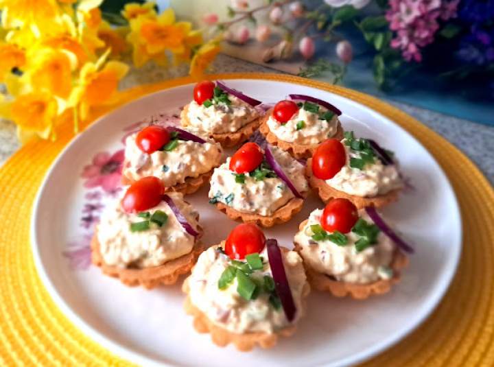 Tartaletki z sałatką jajeczną