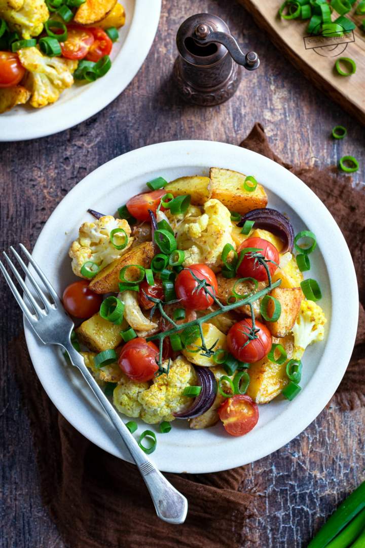 Sałatka z pieczonych warzyw