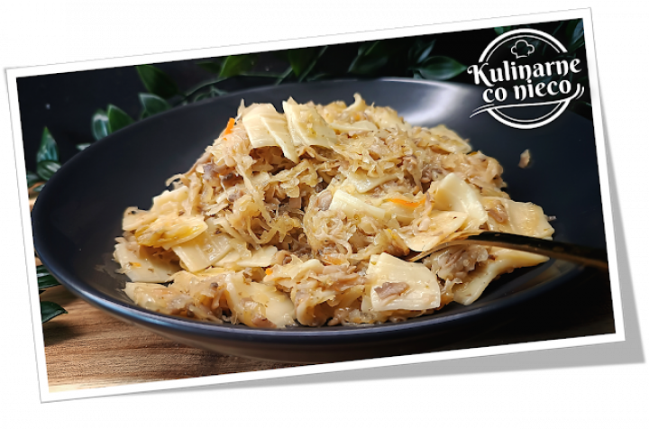 Łazanki z Kapustą i Pieczarkami (Cook4me Tefal – Multicooker)