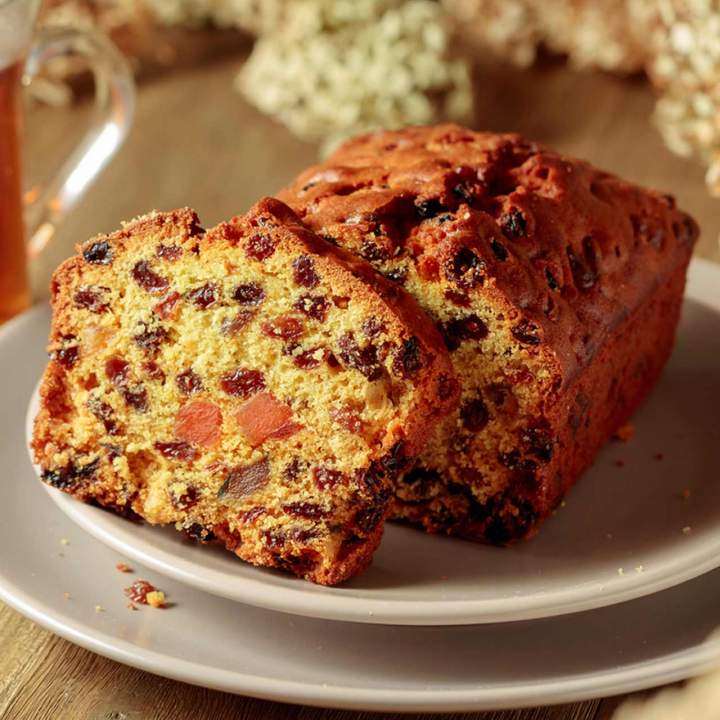 Keks – ciasto z bakaliami i skórką pomarańczy