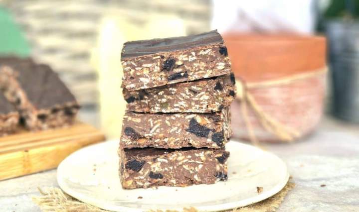 Batony owsiane z mlekiem w proszku