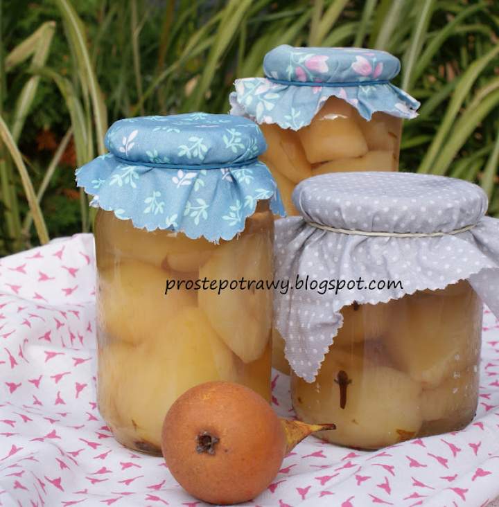 Gruszki w zalewie octowej