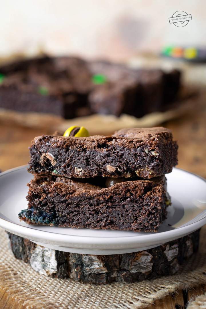 Brownie z m&m’s