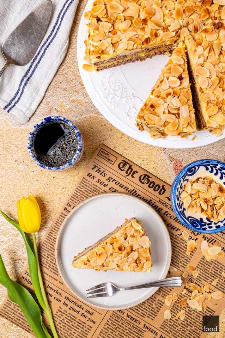 Mandeltårta – szwedzki torcik migdałowy