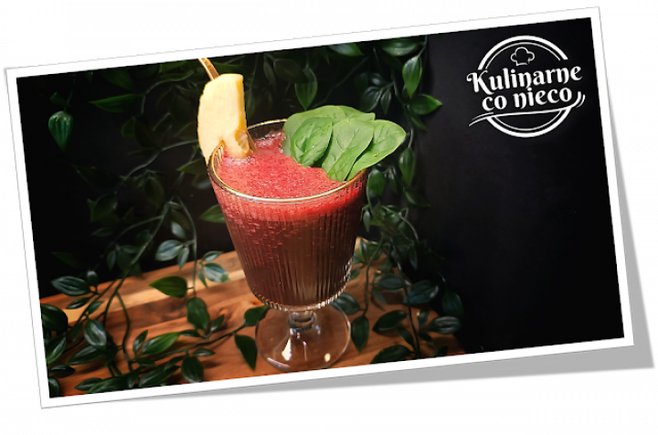 Rubinowy Detoks z Buraka i Szpinaku z Chlorellą (*SERIA FIT*)
