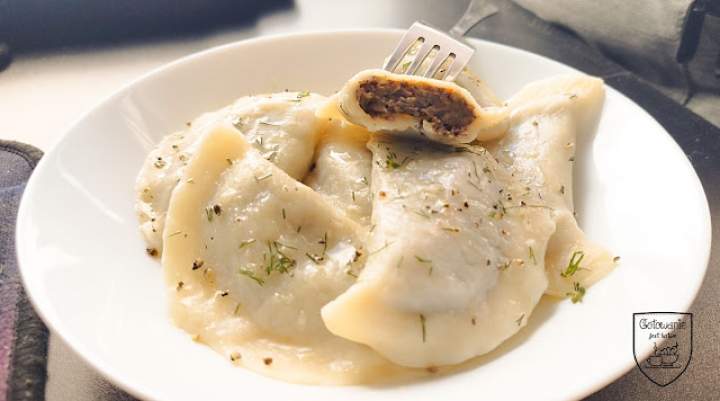 Pierogi farszem z grzybów leśnych