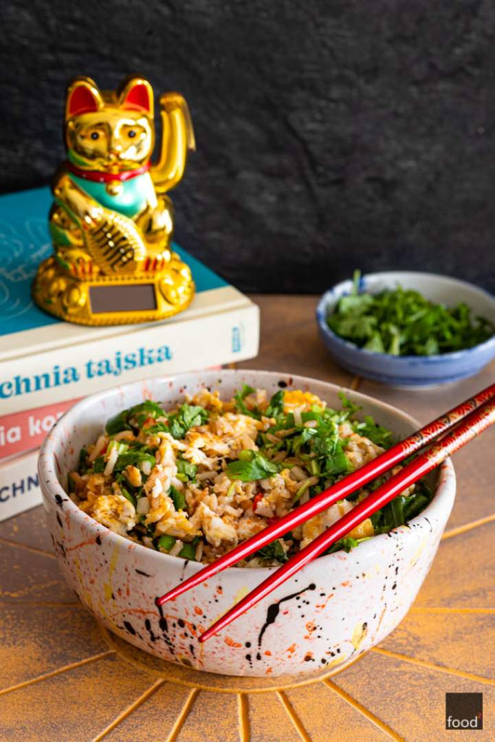 Smażony ryż z jajkiem po azjatycku