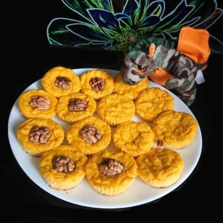 Mini serniczki dyniowe