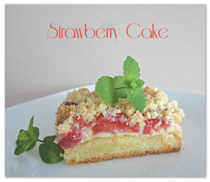 Truskawkowa kruszonka – Strawberry Cake