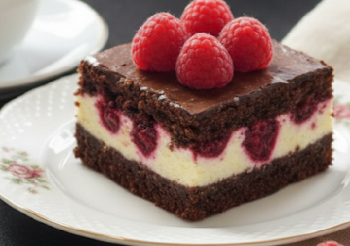 Malinowe Sernikobrownie