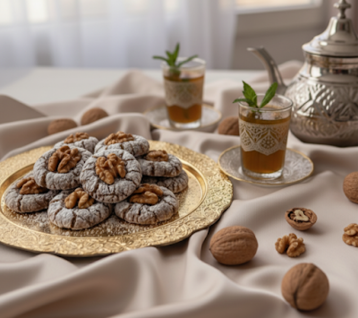 Ghriba ciasteczka z orzechami