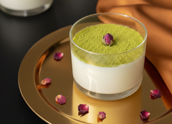 Mahallabia – kremowy arabski deser o smaku mleka, wanilii i róż