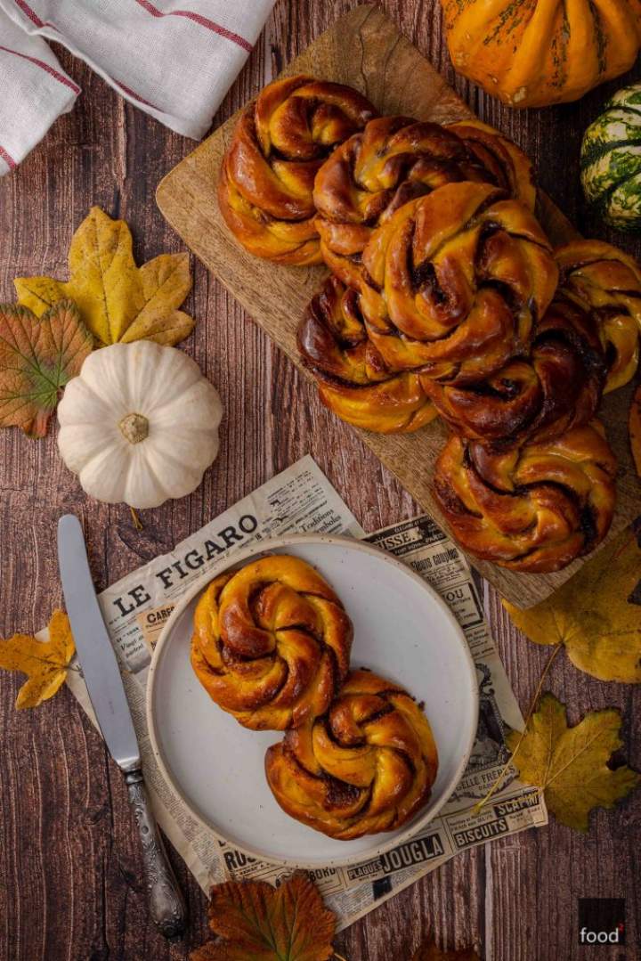 Dyniowe bułeczki cynamonowe