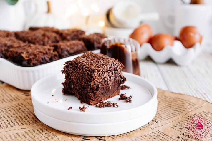 Ciasto brownie kadayif