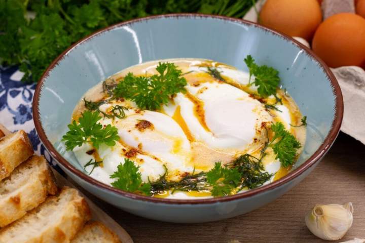 Jajka po turecku czyli Cilbir