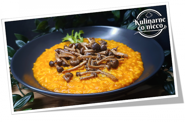 Dyniowe Risotto z Grzybami Shimeji (Cook4me Tefal – Multicooker)