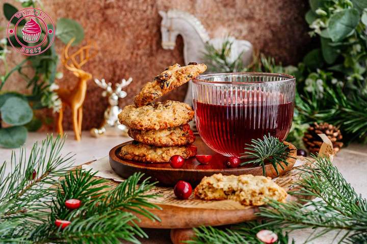 Owsiane ciastka z żurawiną – szybki i prosty przepis