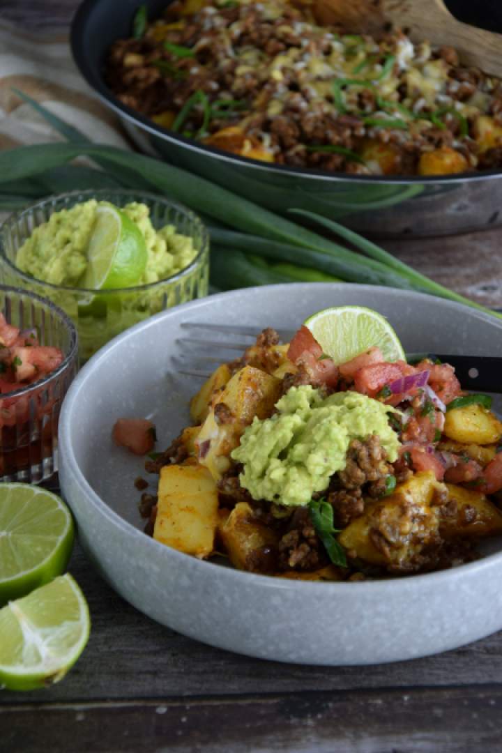 Chrupiące ziemniaki po meksykańsku