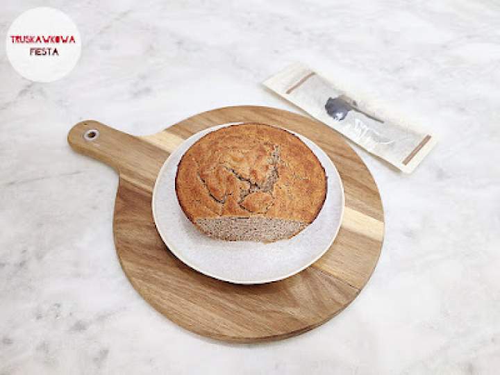 Waniliowy gryczany chlebek bananowy