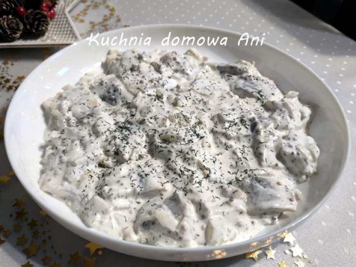 Śledzie w sosie jogurtowo-musztardowym