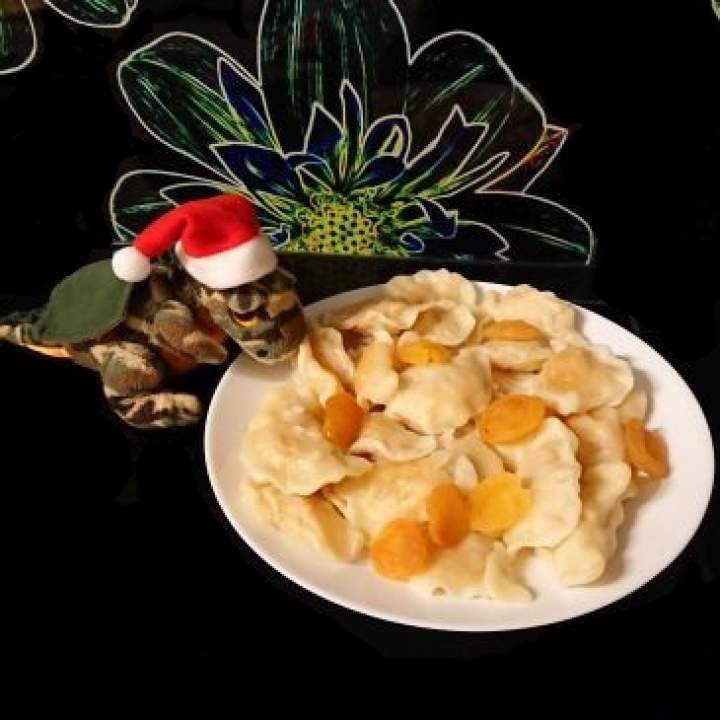 Pierogi z suszoną morelą