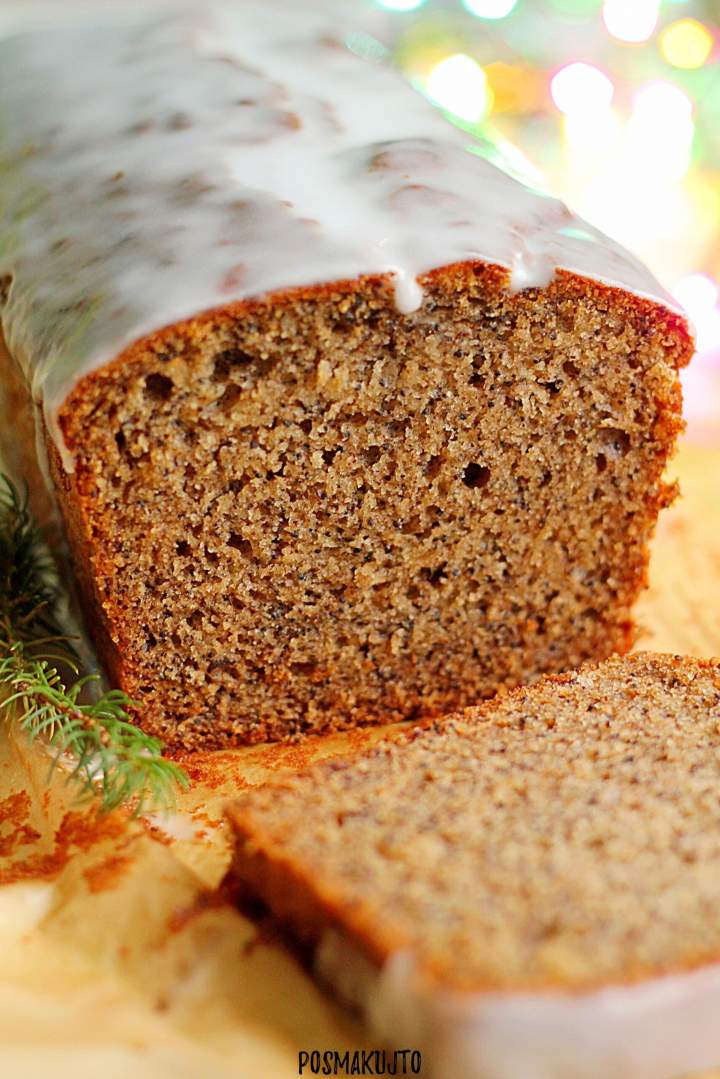 Wilgotne ciasto z makiem bez miksera