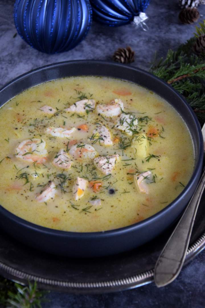 Kremowa zupa rybna