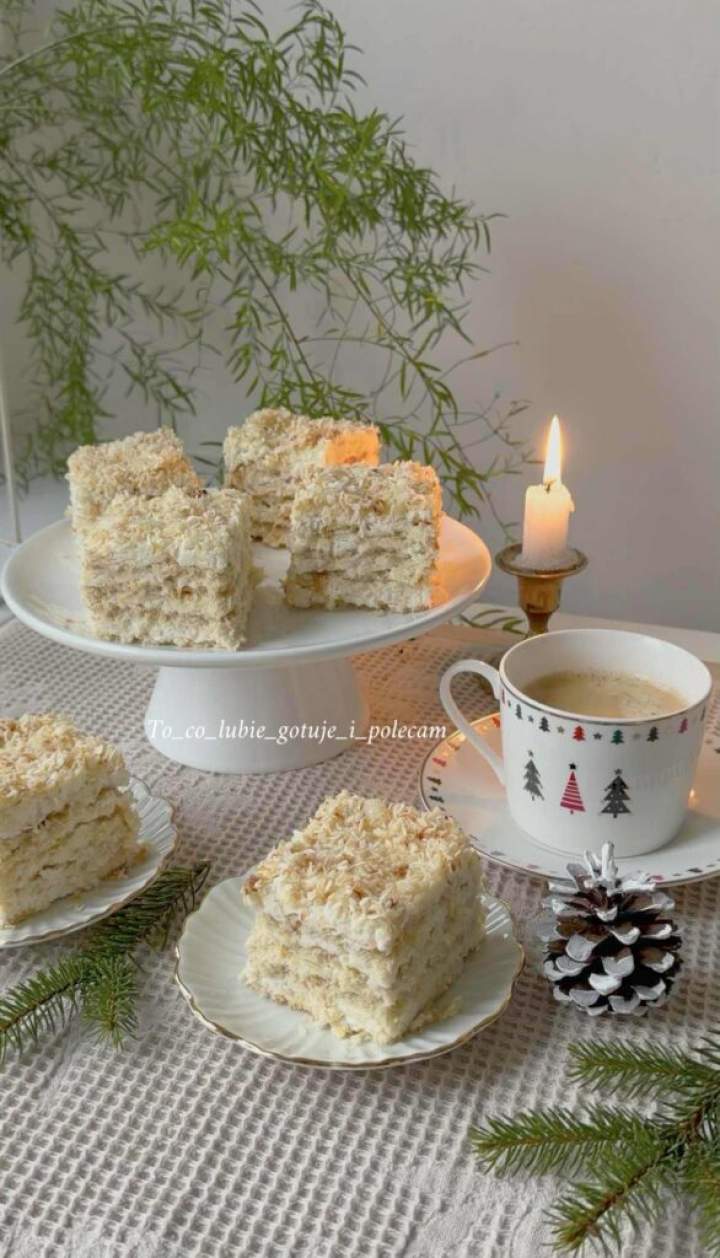 Rafaello na krakersach – ciasto bez pieczenia