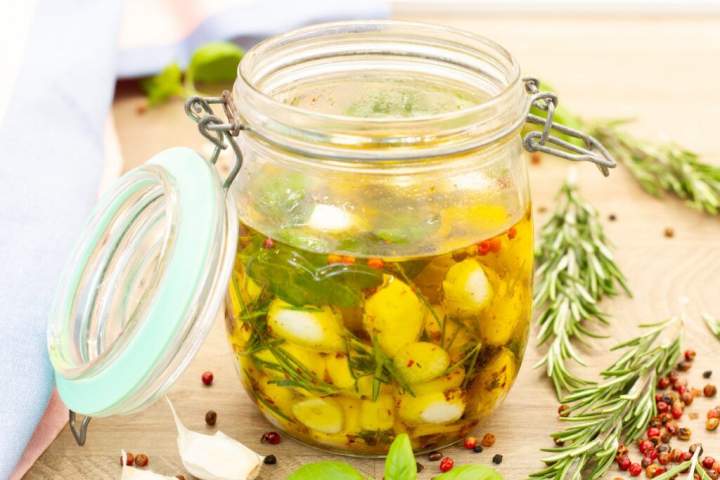 Marynowana mozzarella