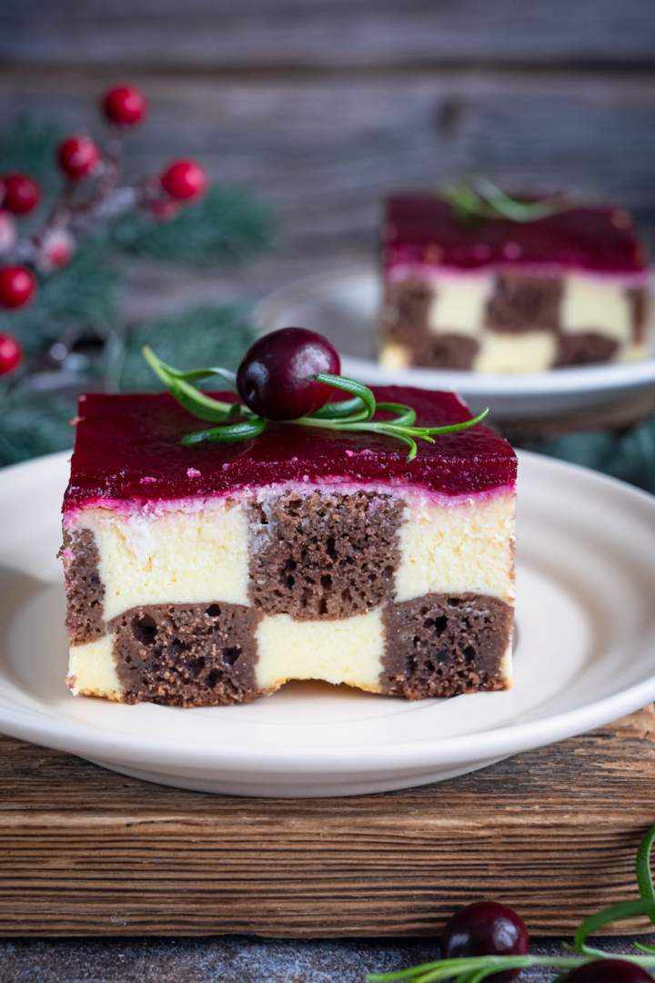 Sernik „Szachownica”