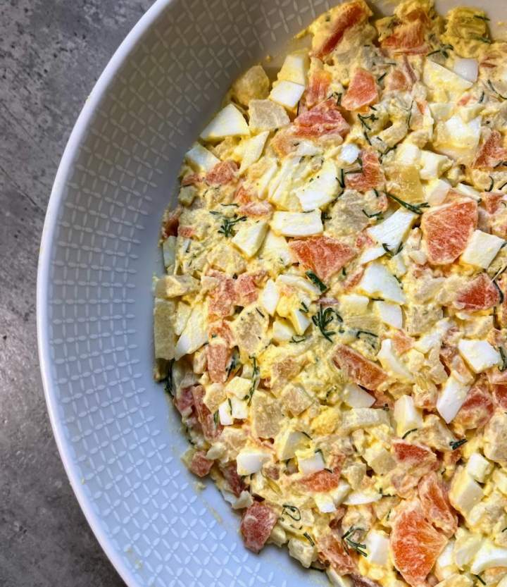 Sałatka po rosole z koperkiem. Najprostszy przepis :)