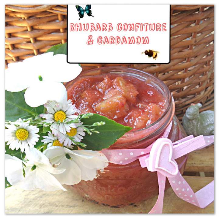 Rabarbarowa konfitura z kardamonem – Rhubarb confiture & cardamom