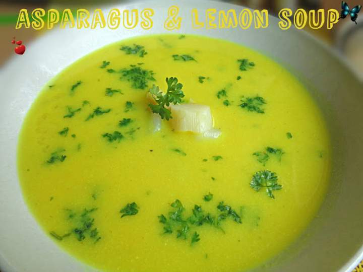 Zupa szparagowo-cytrynowa czyli szybko, tanio, wykwintnie – Asparagus & Lemon soup