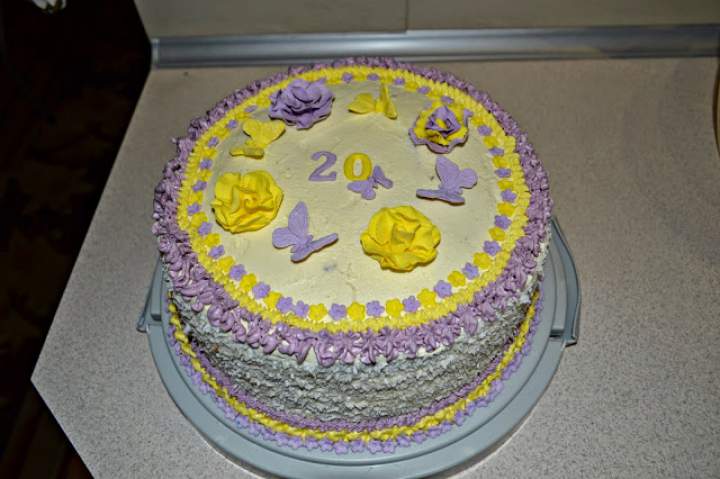 Tort na urodzinki. 20 lat minęło.. :D