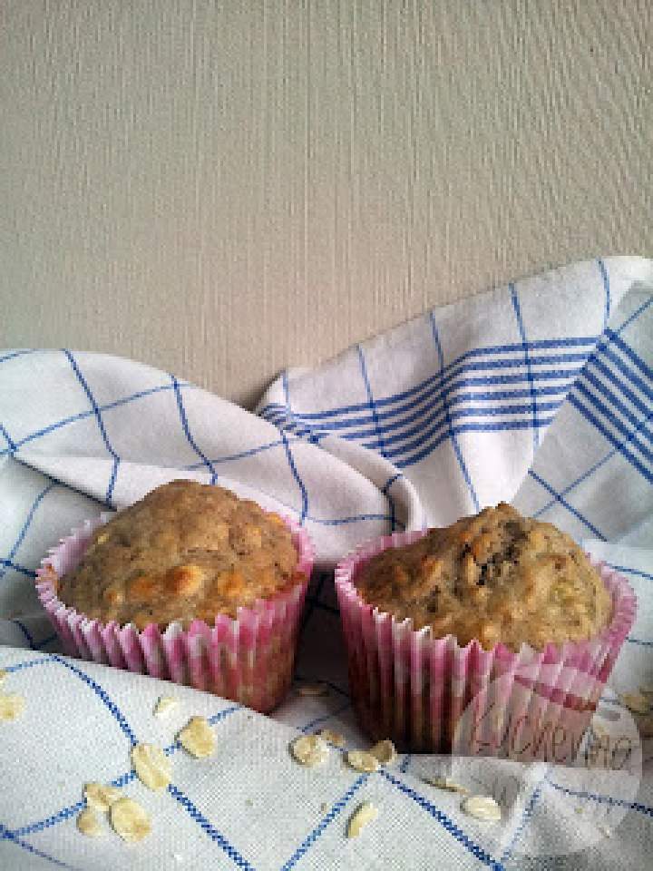 Owsiane muffinki bez jajek