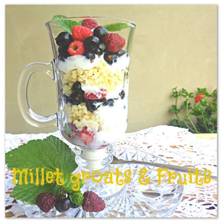 Kasza jaglana z owocami – Millet groats & Fruits