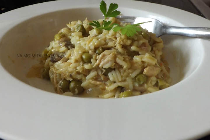 Ryż z kurczakiem a'la risotto