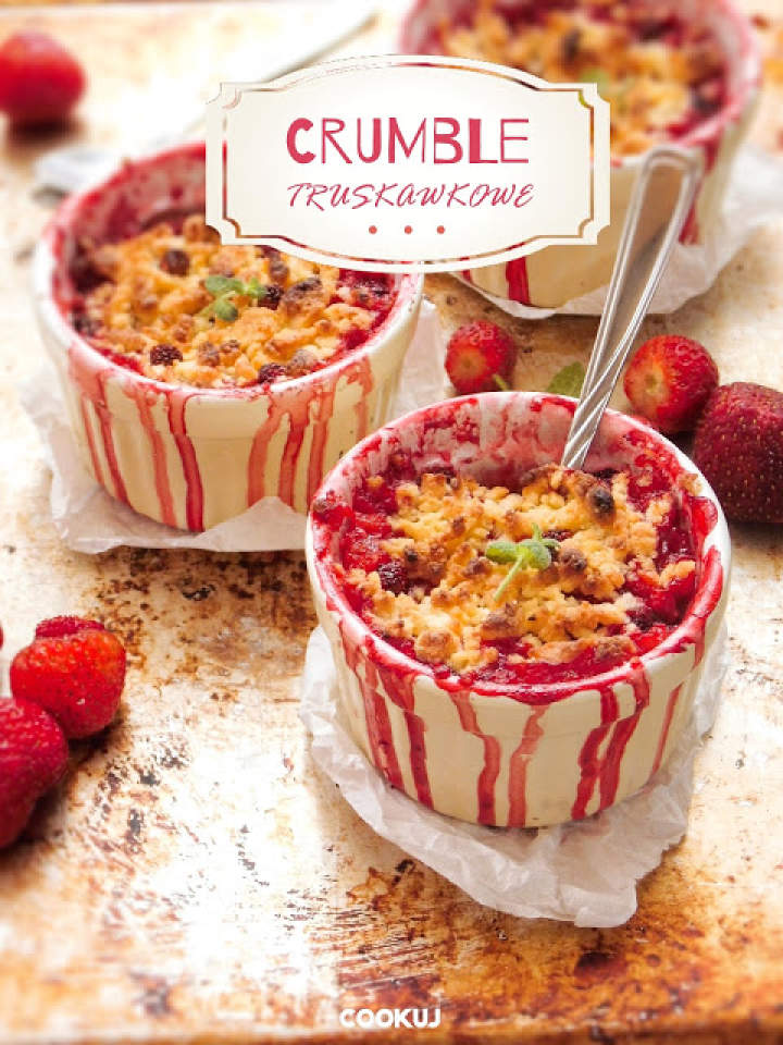 Crumble truskawkowe