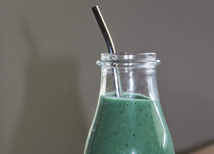 ananas + awokado + banan + spirulina