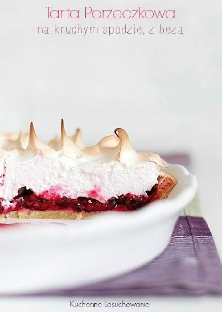 Tarta porzeczkowa z bezą
