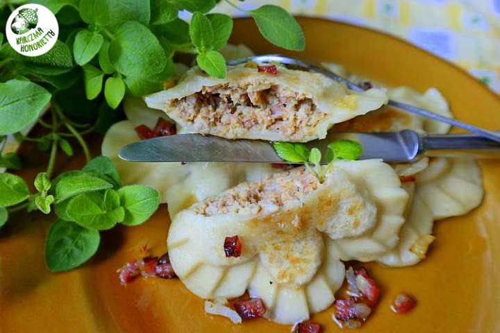 Pierogi z chabaninką, czyli mięsem