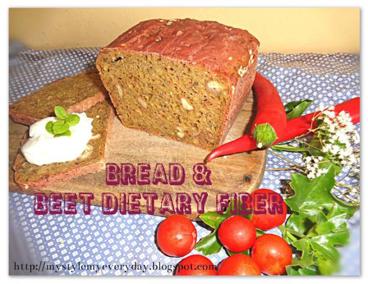 Chleb z buraczanym błonnikiem – Bread & beet dietary fiber