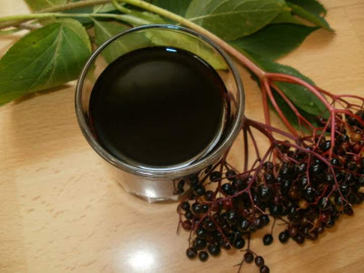 Sok z owoców czarnego bzu (bez cukru)