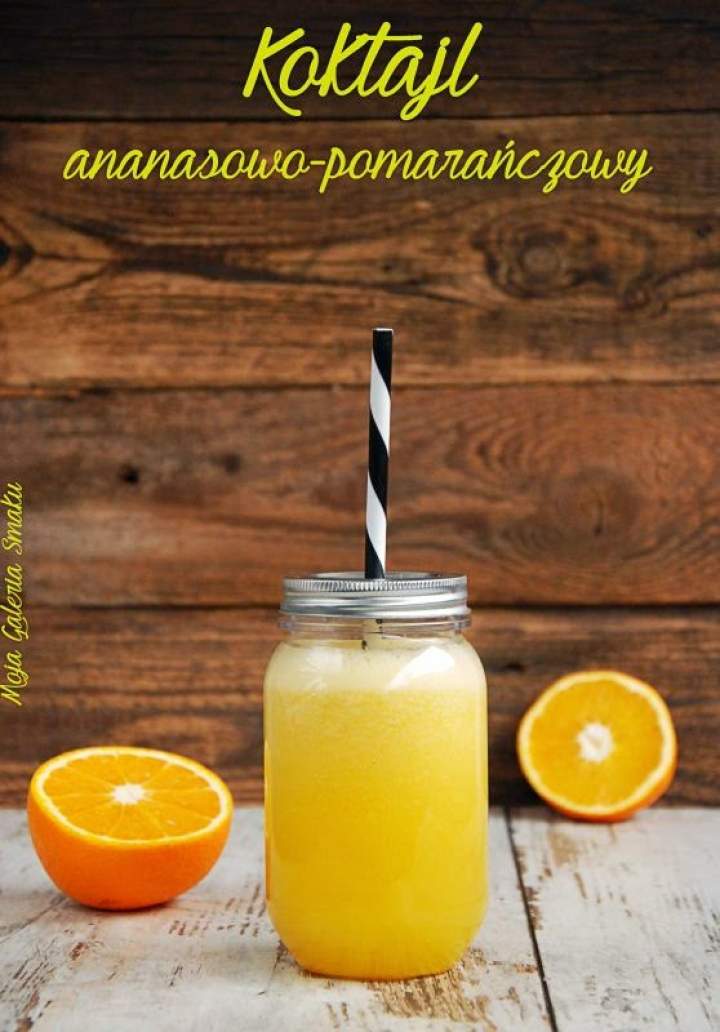 Odchudzający koktajl ananasowo-pomarańczowy